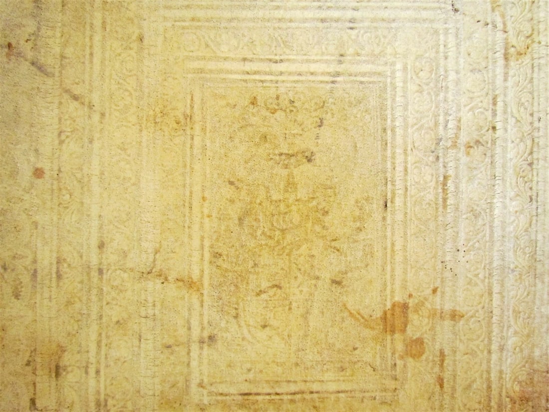 1668 PIGSKIN BOUND antique FOLIO BIBLE COMMENTARY by MATTHEW POLO Vol. 2 - 12