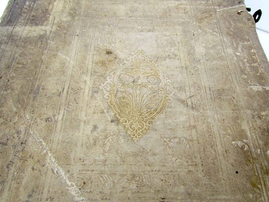 1681 ANTIQUE PIGSKIN BOUND FOLIO Lectiones Morales in Prophetam Jonam - 4