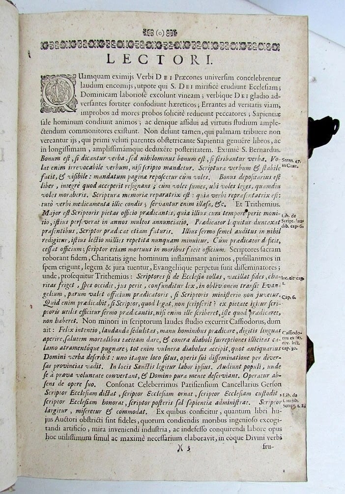 1681 ANTIQUE PIGSKIN BOUND FOLIO Lectiones Morales in Prophetam Jonam - 6