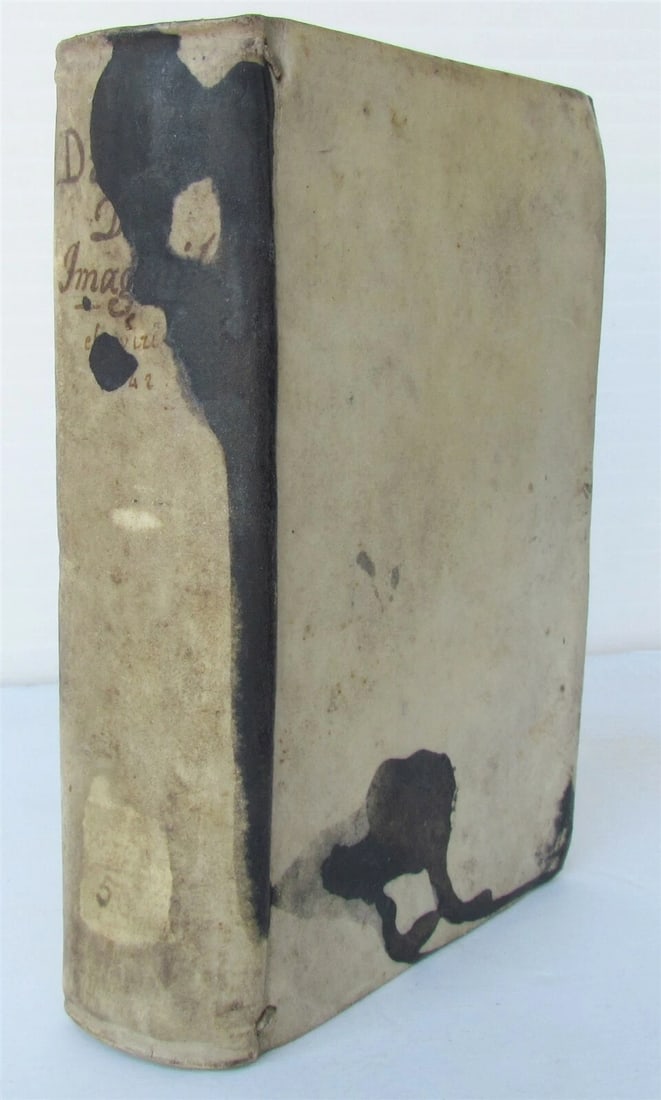 1642 Ioannis Dallaei De Imaginibus antique VELLUM BINDING ELZEVIR PUBLISHING - 2