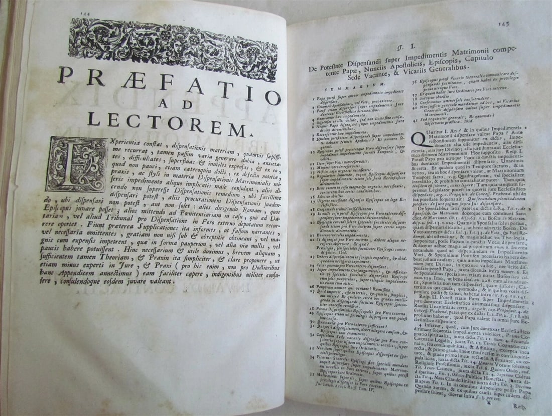 1734 ANTIQUE ANACLETO REIFFENSTUEL VELLUM BOUND FOLIO 9.5 x 13.5" 18th CENTURY - 8