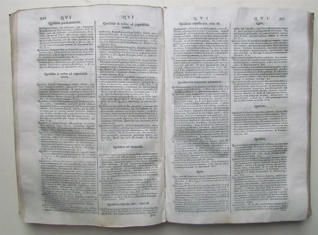 1690 VELLUM BINDING 2 FOLIO VOLUMES PROMPTUARIUM SCOTICUM C. FRANCISCI ANTIQUE - 7