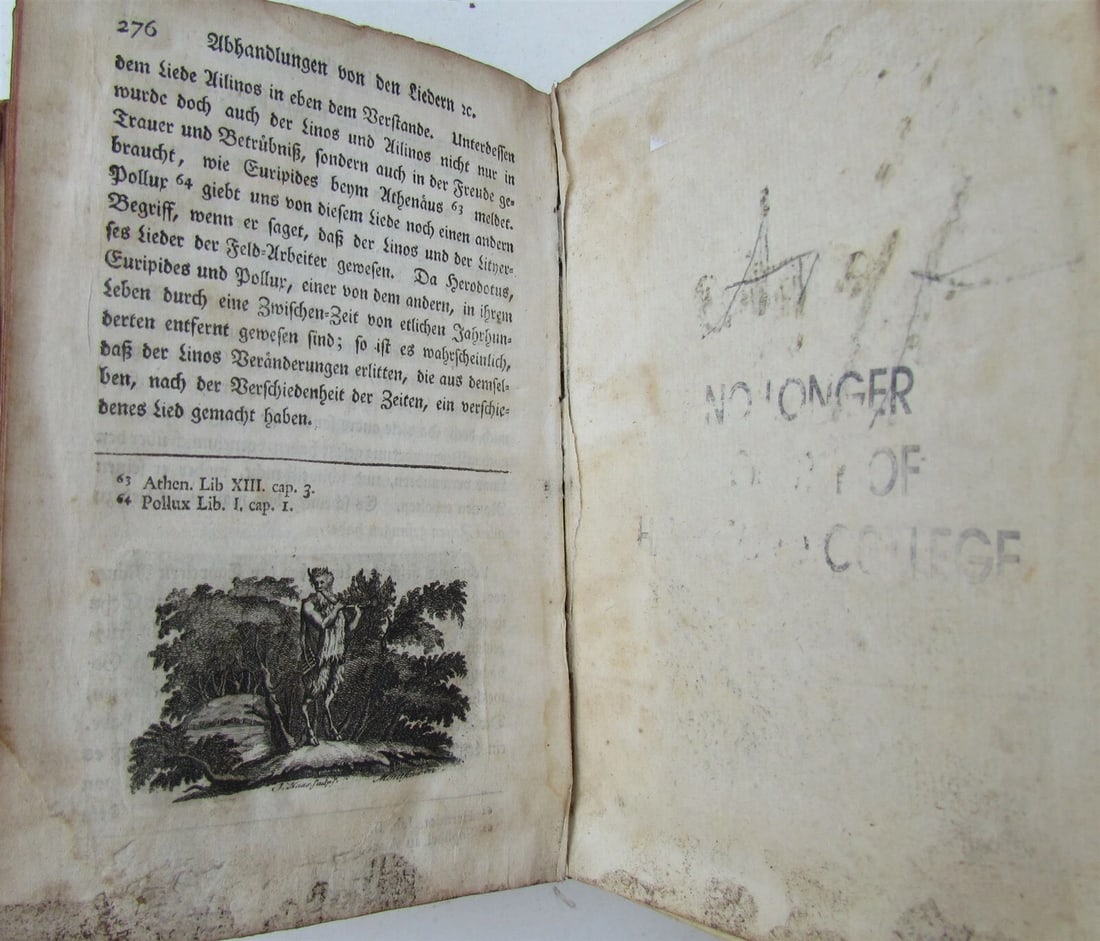 1754 VELLUM BOUND German baroque compilation of songs and poems by F. Hagedorn - 10