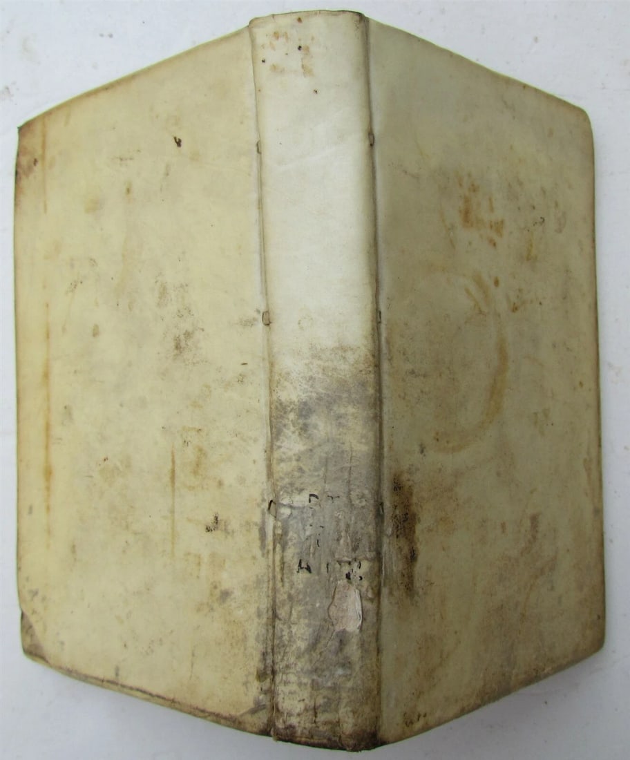 1754 VELLUM BOUND German baroque compilation of songs and poems by F. Hagedorn - 2