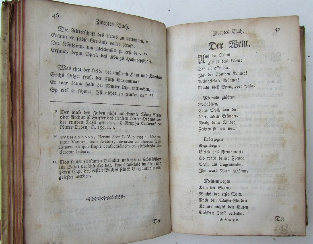 1754 VELLUM BOUND German baroque compilation of songs and poems by F. Hagedorn - 4