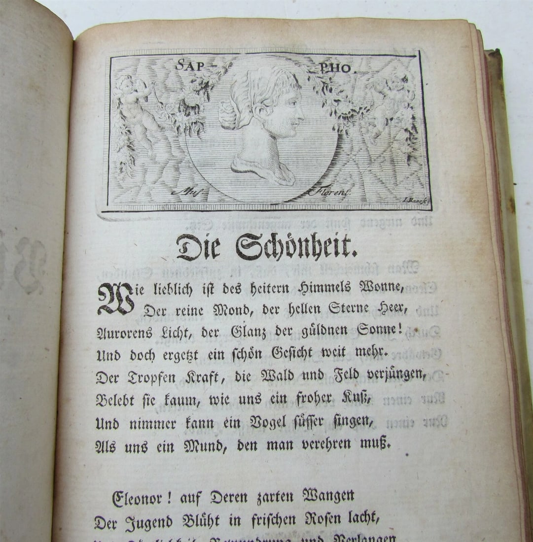 1754 VELLUM BOUND German baroque compilation of songs and poems by F. Hagedorn - 5