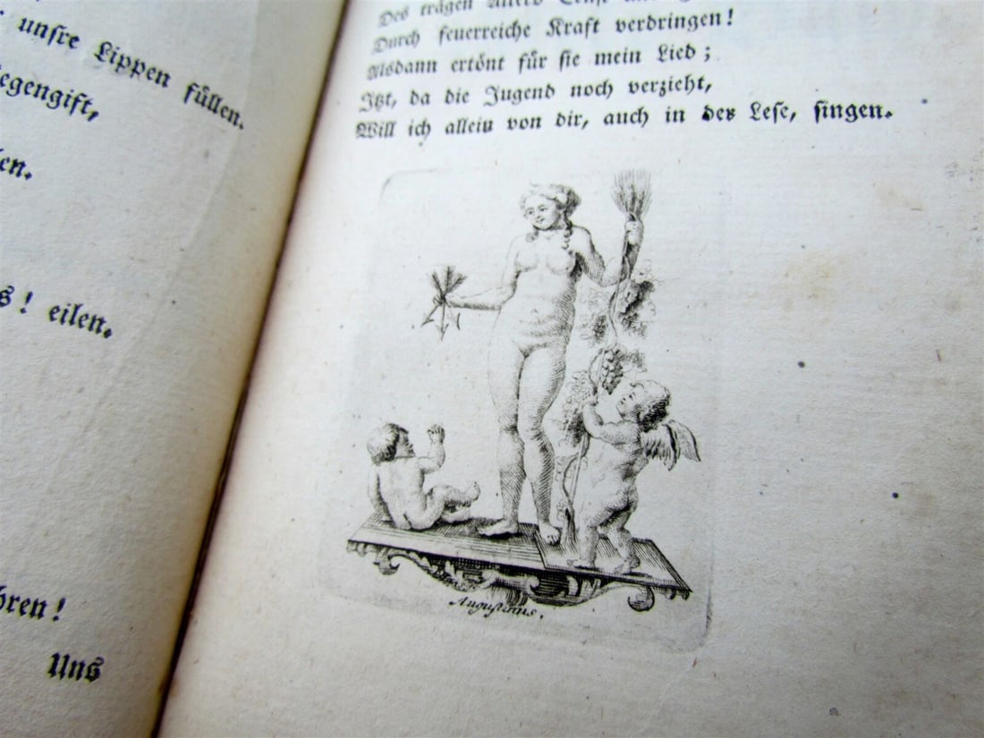 1754 VELLUM BOUND German baroque compilation of songs and poems by F. Hagedorn - 9