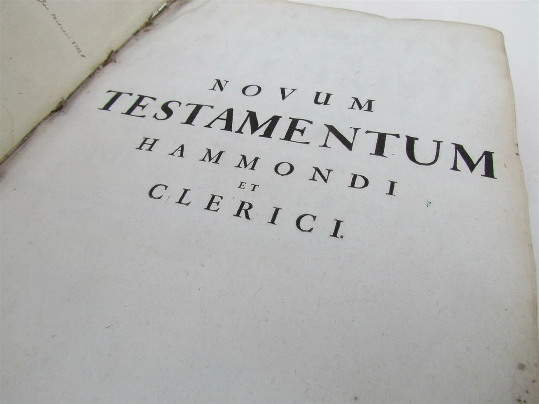 1714 2 VELLUM BOUND VOL. EPISTOLE SANCTORUM APOSTOLORUM APOCALYPSIS S. JOANNIS - 6