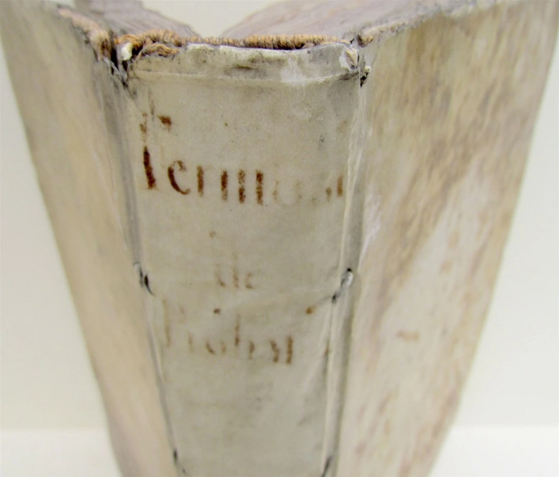 1741 VELLUM BOUND ANTIQUE FOLIO N. Fermosini HISPANI EPISCOPI PROBATIONIBUS v.6 - 2