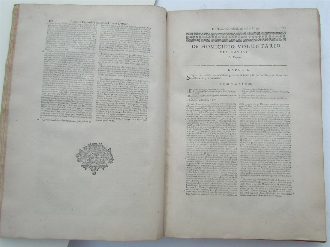 1759 VELLUM BOUND ANTIQUE FOLIO by PROSPERI FAGNANI - 6