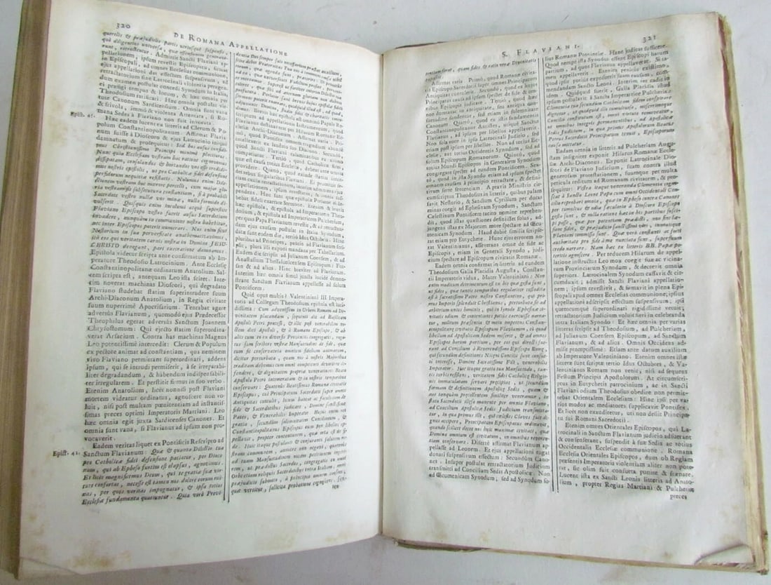 1727 VELLUM BOUND ANTIQUE FOLIO DIVINUM AC IMMOBILE SANCTI PETRI C. LUPUM VENICE - 3