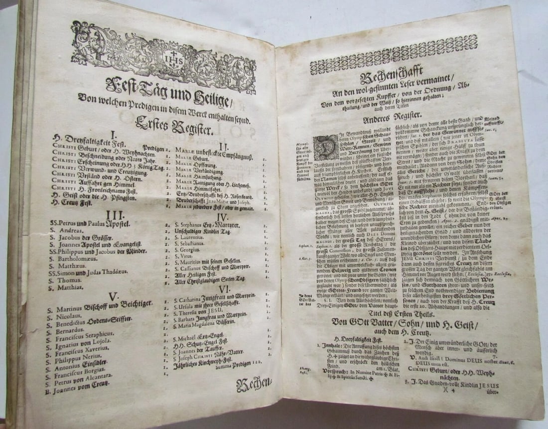 1683 ANTIQUE VELLUM BOUND FOLIO in GERMAN by JESUIT JOANNE BODLER - 5