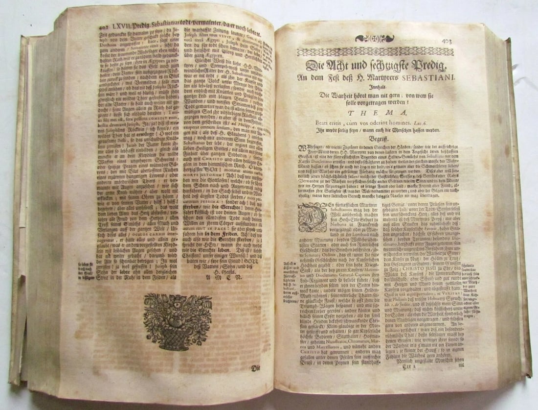 1683 ANTIQUE VELLUM BOUND FOLIO in GERMAN by JESUIT JOANNE BODLER - 8