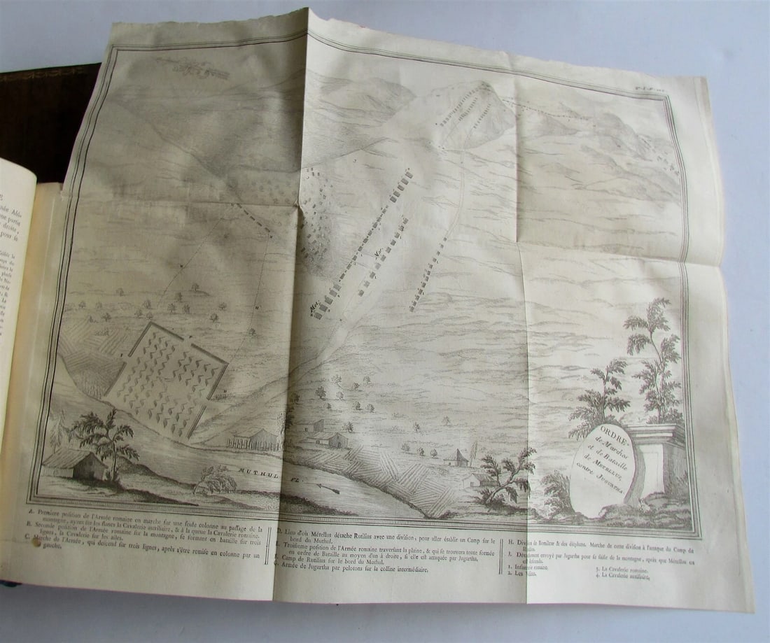 1777 3 VOLUMES ROMAN HISTORY ILLUSTRATED antique in FRENCH - 6