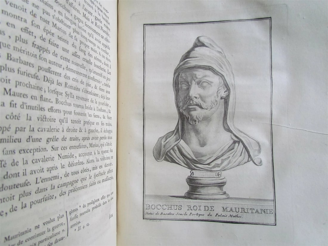 1777 3 VOLUMES ROMAN HISTORY ILLUSTRATED antique in FRENCH - 8