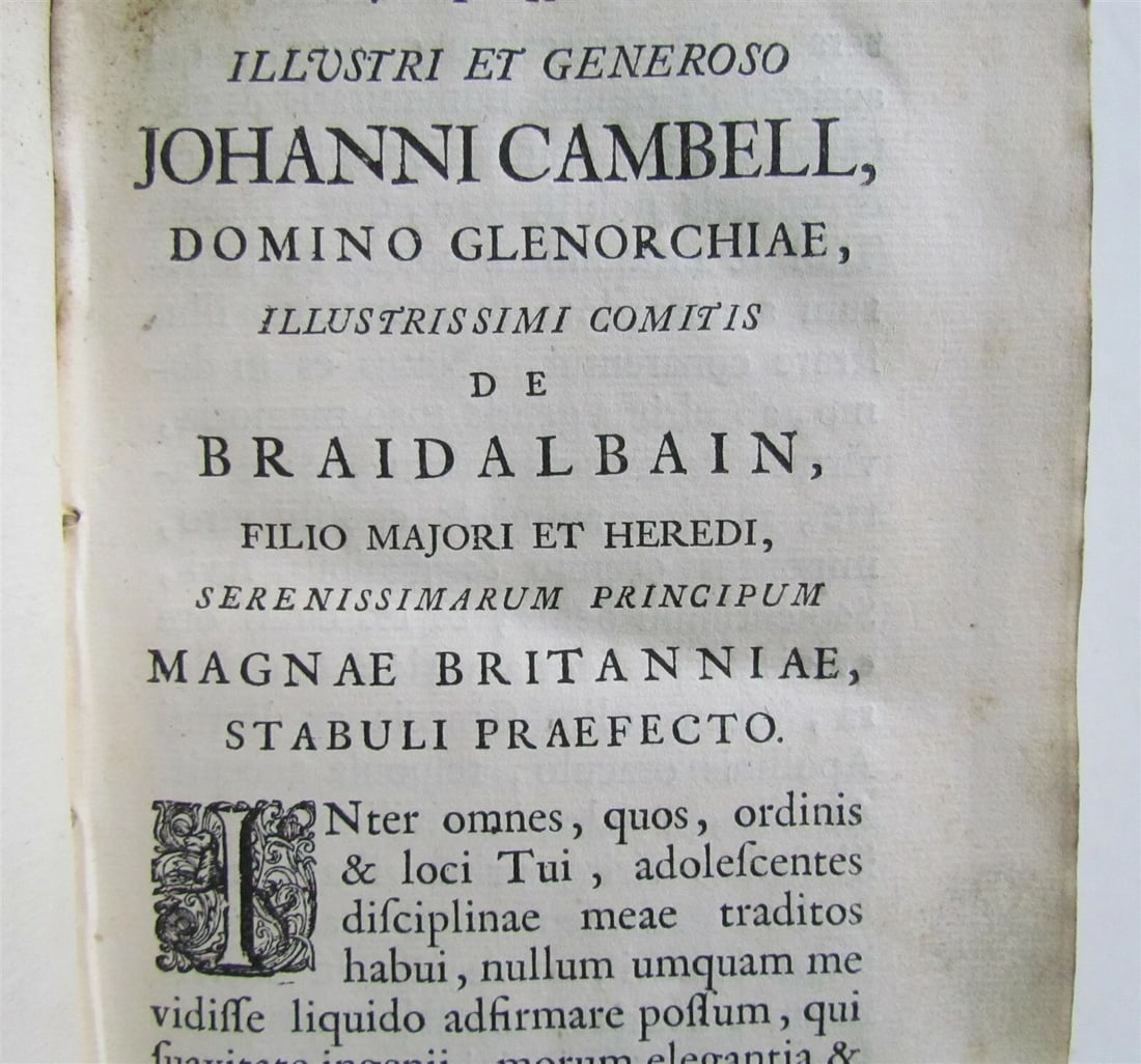 1719 PRIZED VELLUM BINDING ROMAN HISTORY by VELLEIUS PATERCULUS antique - 5