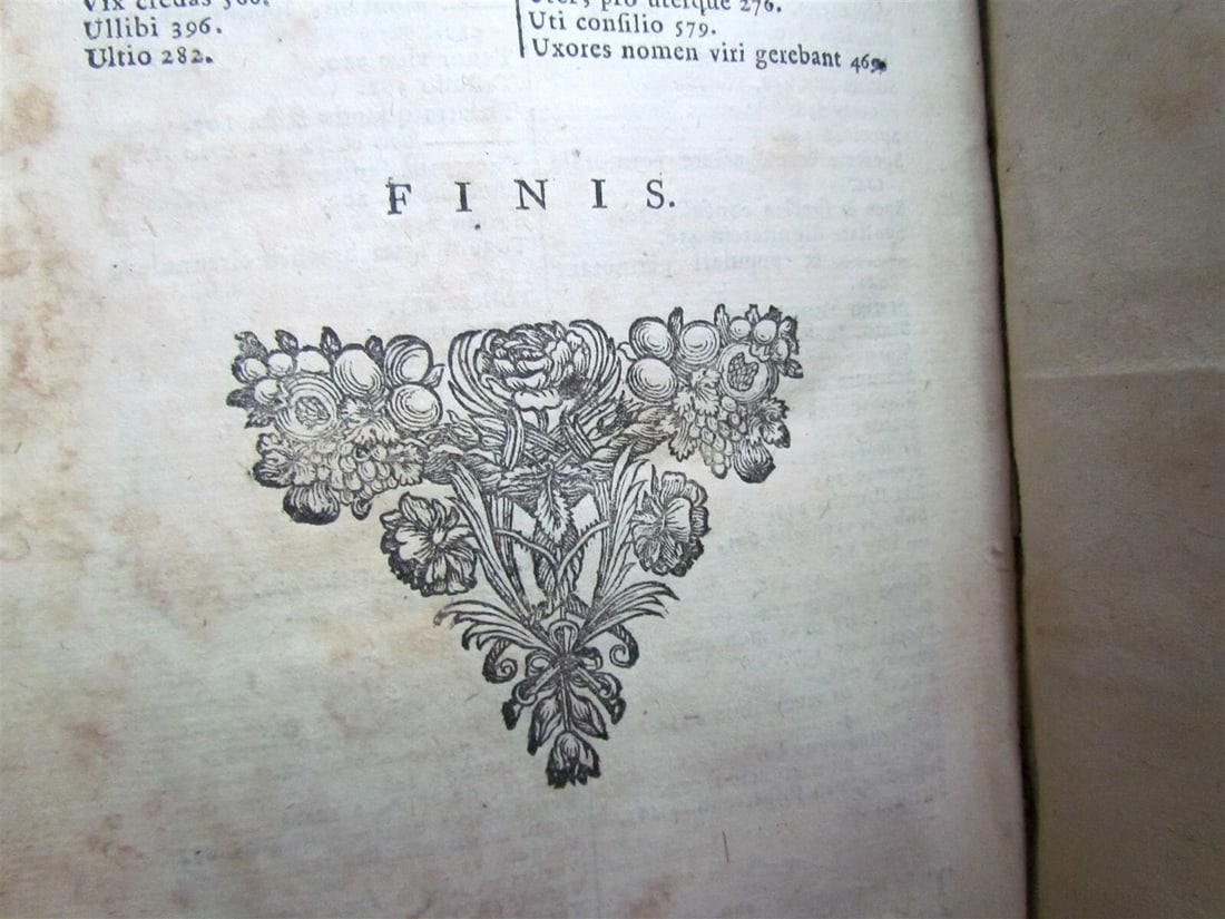 1719 PRIZED VELLUM BINDING ROMAN HISTORY by VELLEIUS PATERCULUS antique - 9