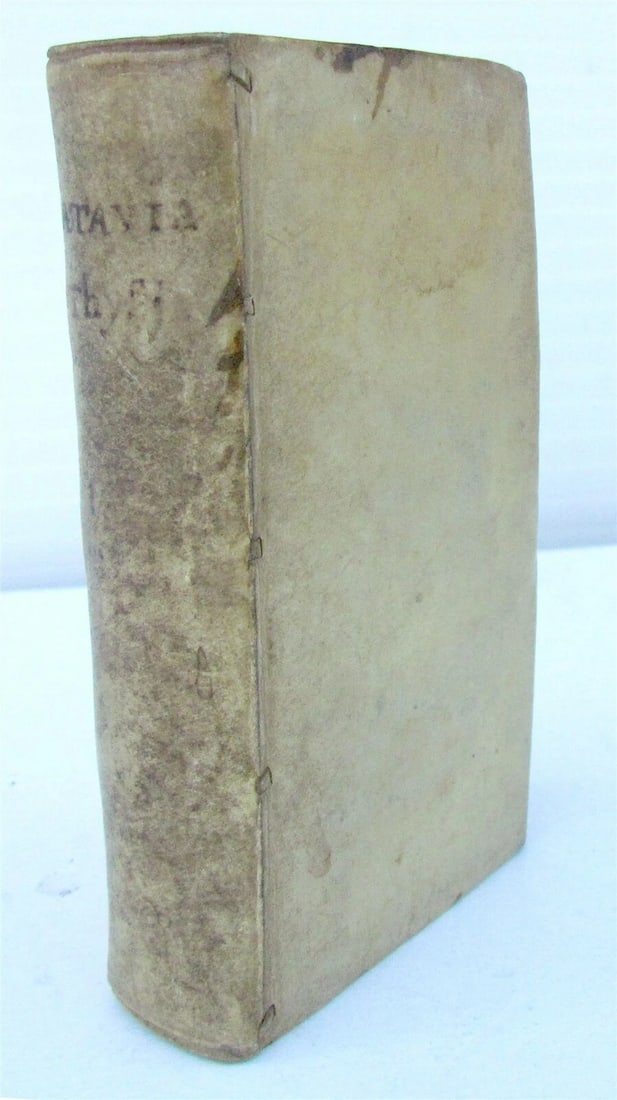 1652 THYSIUS antique VELLUM Historae Batavicae from JULIUS CAESAR till this time - 2