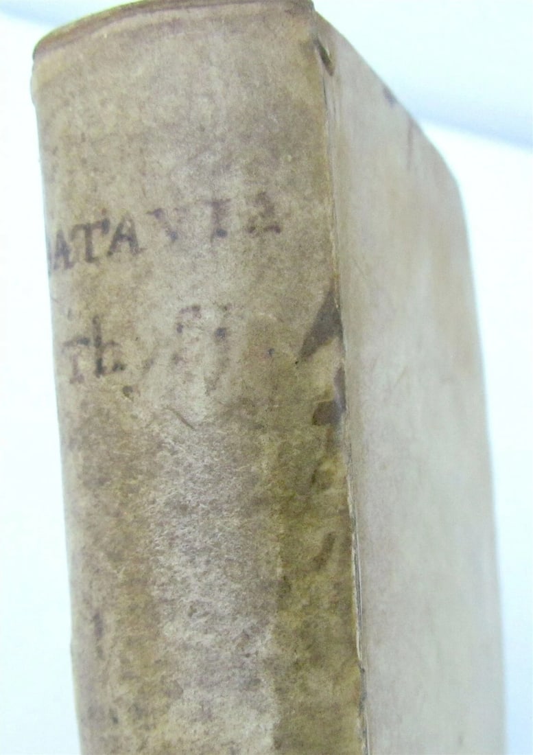1652 THYSIUS antique VELLUM Historae Batavicae from JULIUS CAESAR till this time - 3