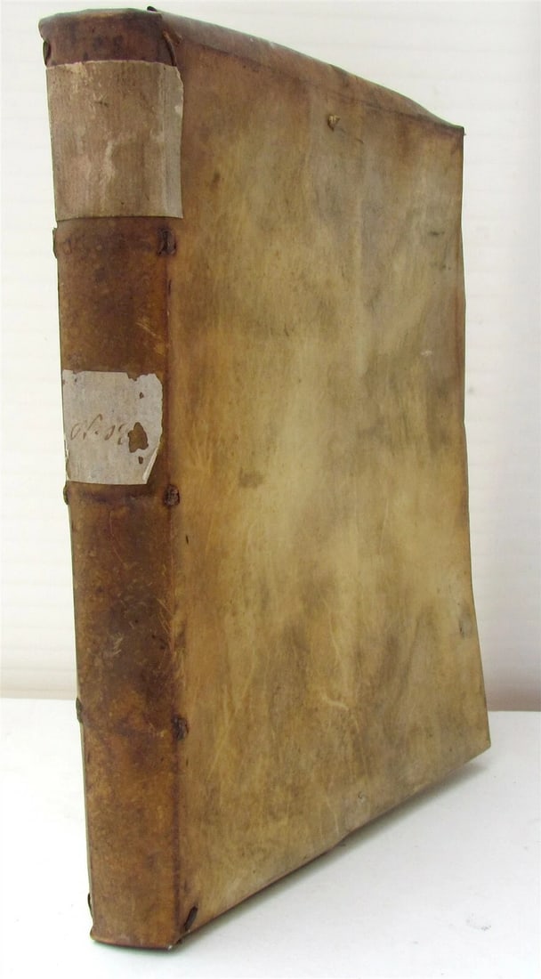 1568 PLANTIN PRESS Apologeticum ad Germanos VELLUM BINDING antique 16th CENTURY - 2