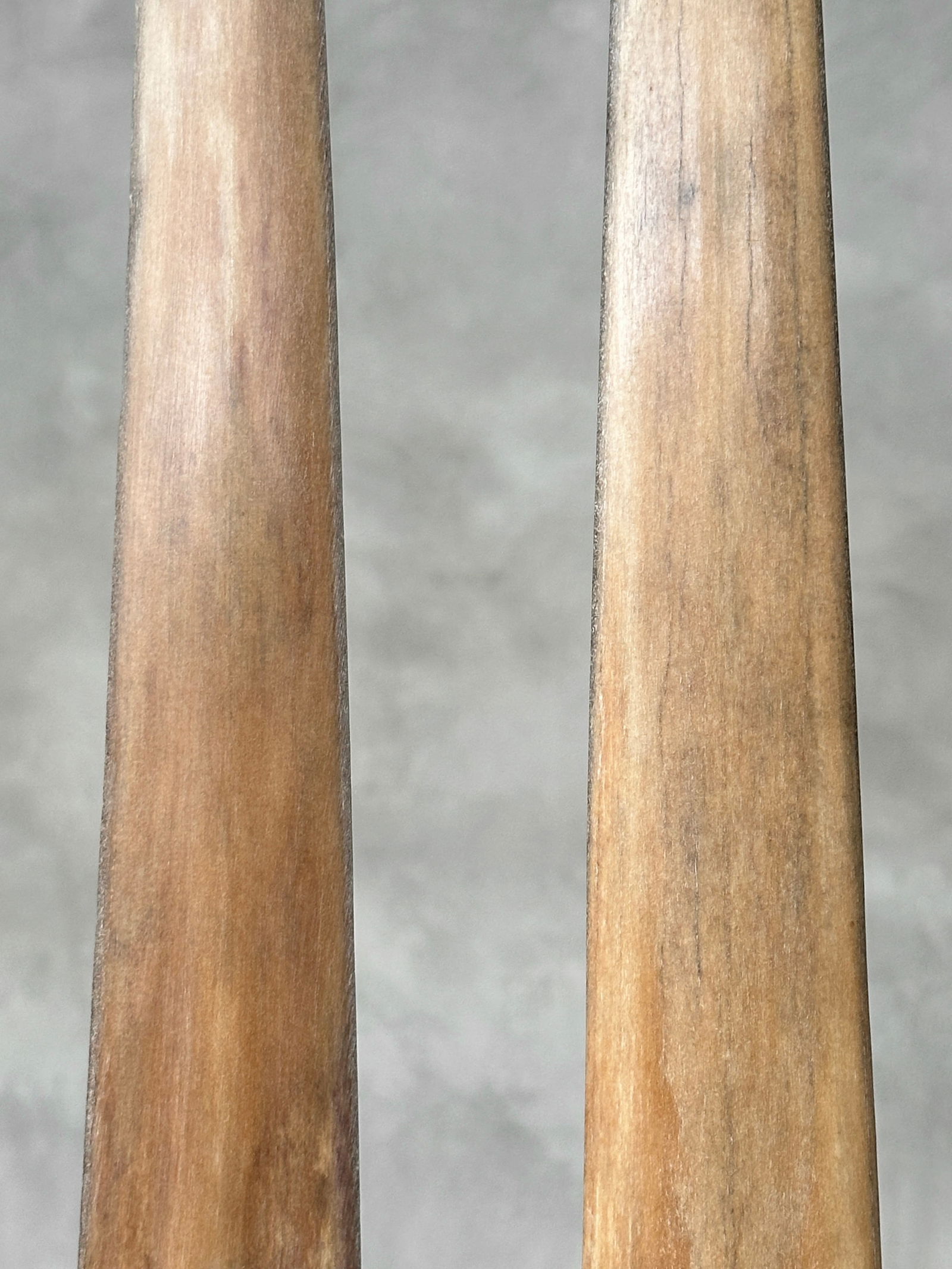 Pair of swordfish tusks with custom stands - 7