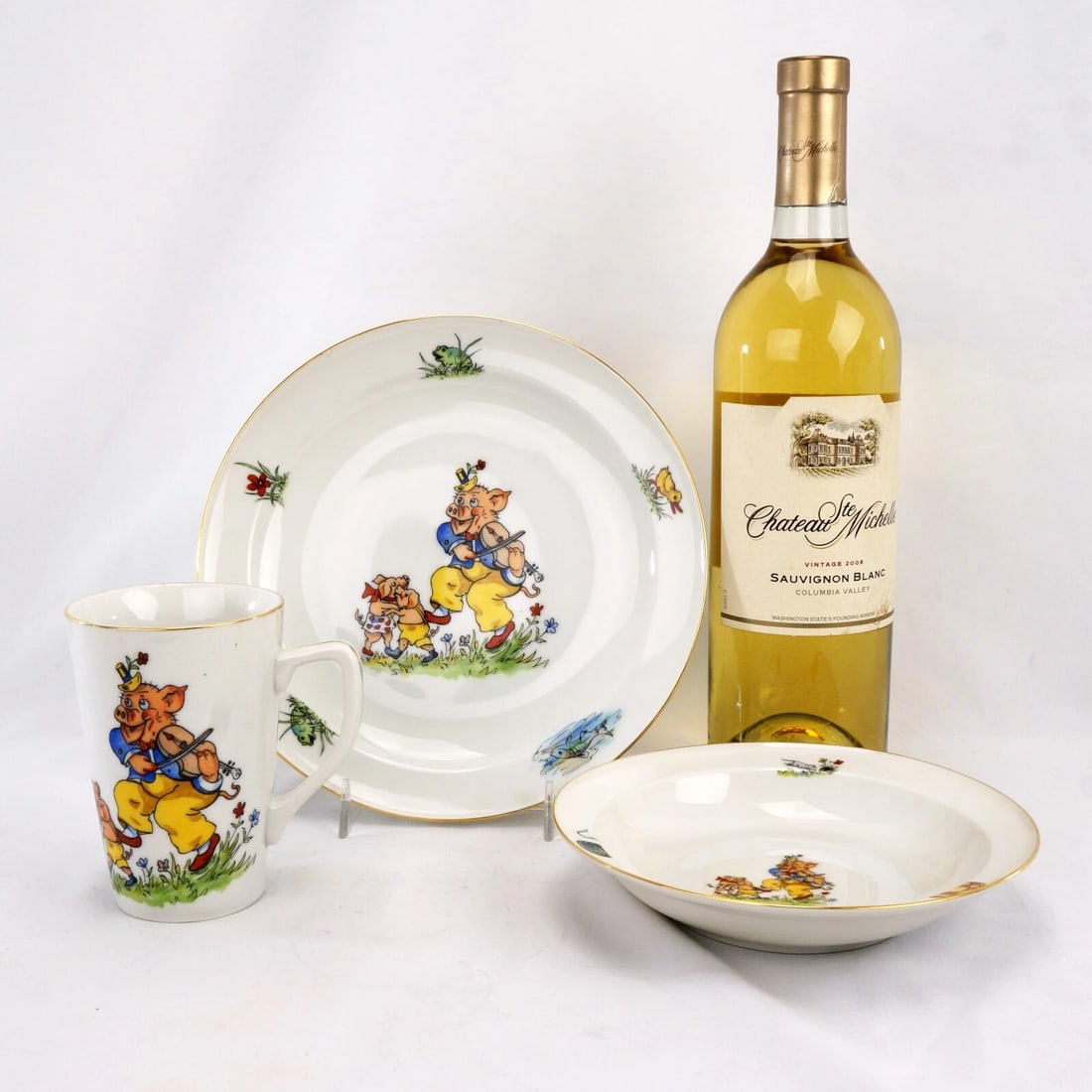 Toscport Czech Three Little Pig Dish Set - 3