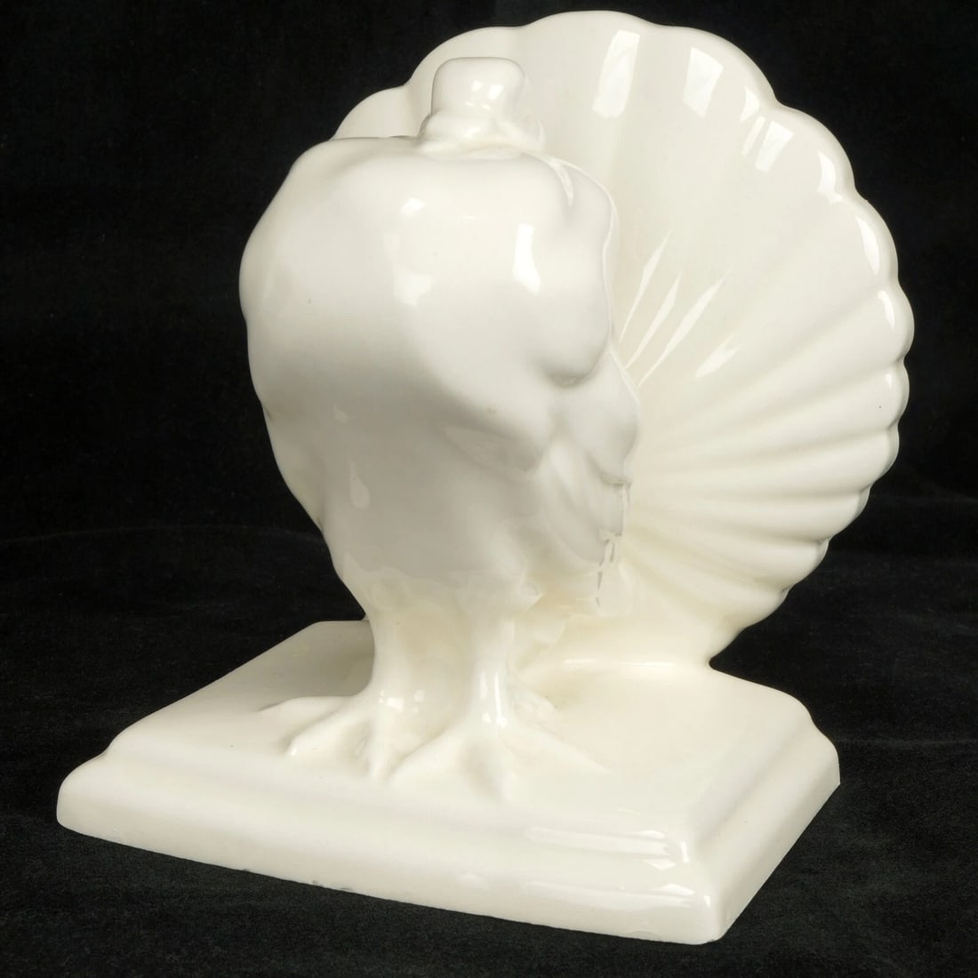 Pair 1930s Czech Erphila Pigeon Bookends - 11