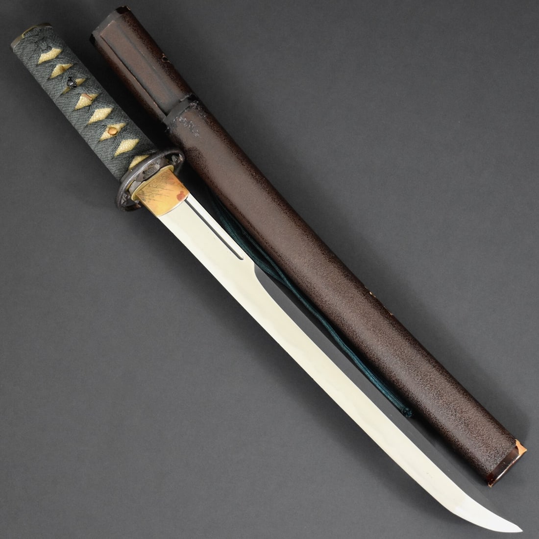 Antique Japanese Wakizashi Katana in Koshirae, NTHK Certified Echizen Seki, Edo Era - 12