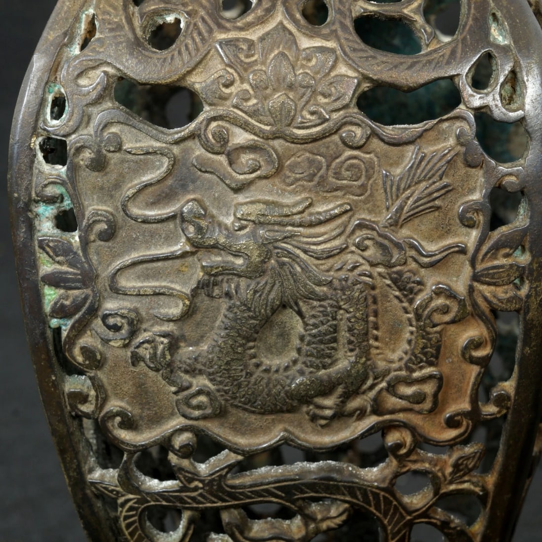 Chinese Pierced Bronze Vase Republic Period - 7