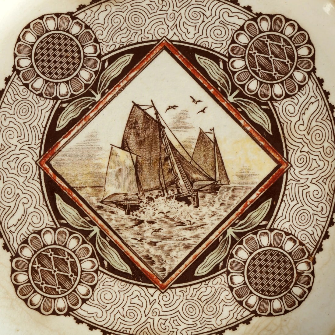 Victorian Aesthetic Movement Plate 19th C - 4