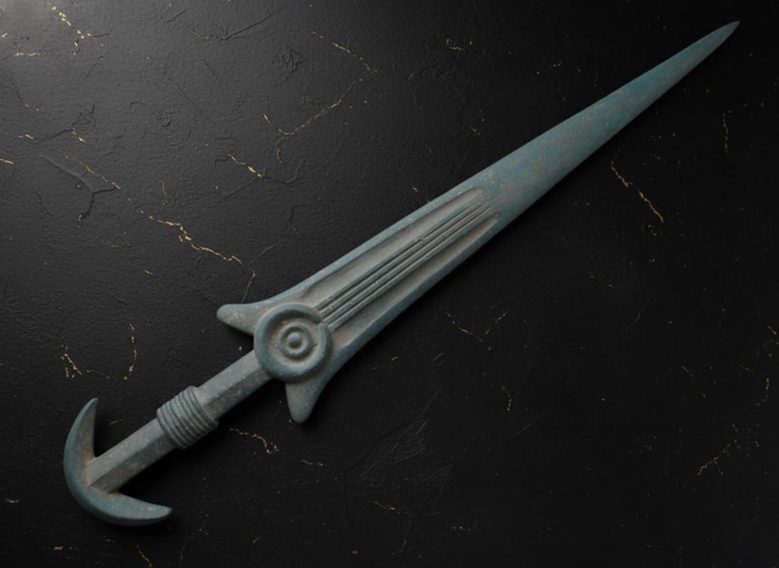 Ancient Scythian Style Bronze Akinakes Short Sword Museum Display Piece (1 of 12)