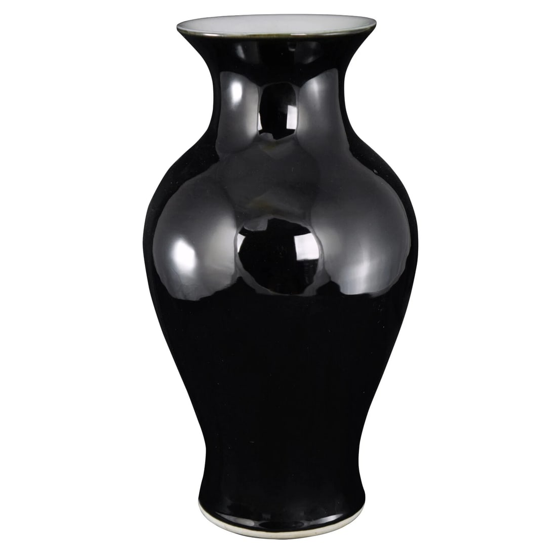 Chinese Mirror Black Vase Republic Period (1 of 11)