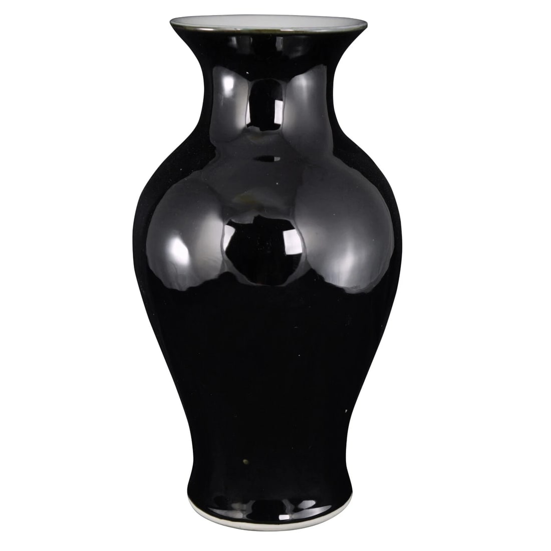 Chinese Mirror Black Vase Republic Period - 4