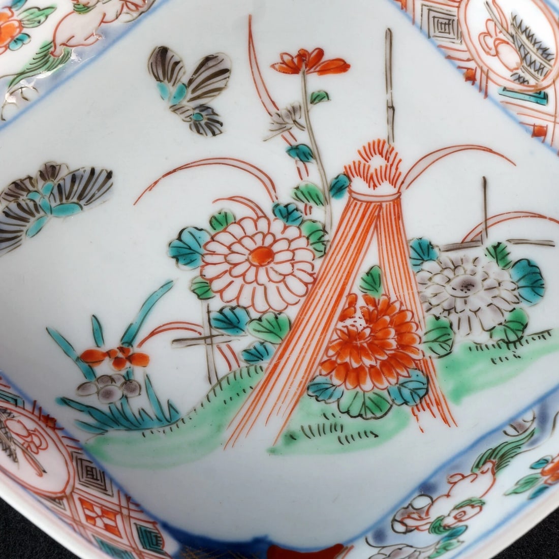 Japanese Imari Diamond Shaped Dish 19th C - 4
