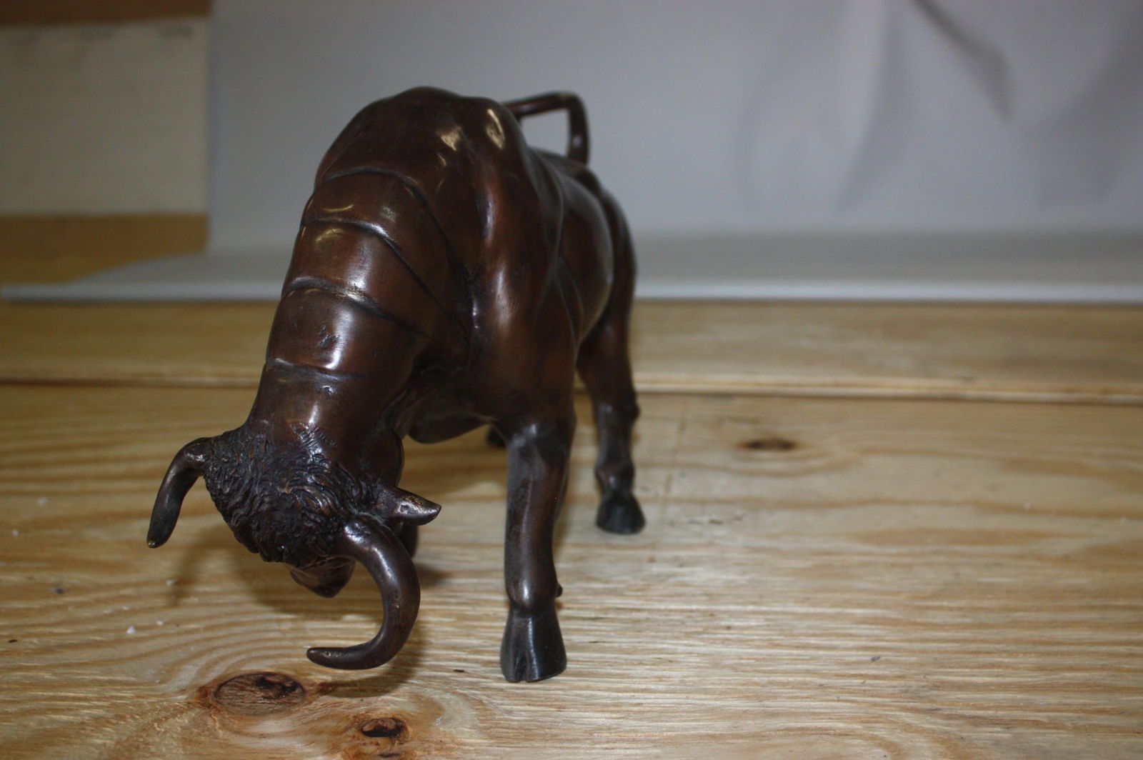 Bronze Small Wall Street Bull Statue - 6