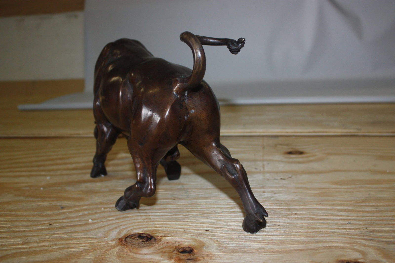 Bronze Small Wall Street Bull Statue - 8