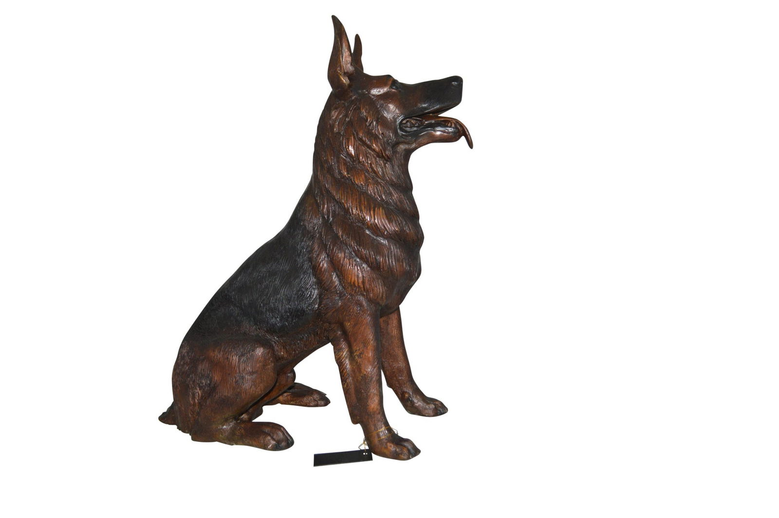 German Shepherd Alsatian dog bronze statue - Life-Size, Realistic Bronze Statue - Ideal for Home or (1 of 13)
