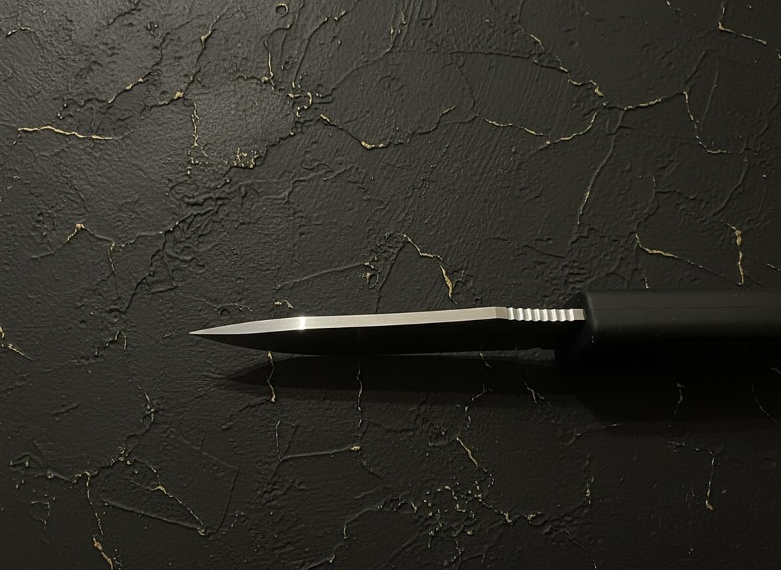 Mint SOG Field Knife, 4 Inch Full Tang Fixed Blade, Black Rubber Survival Grip - 10