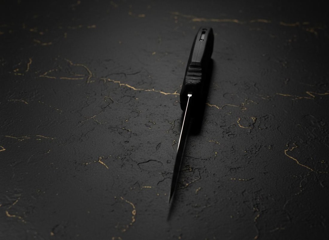 Mint SOG Field Knife, 4 Inch Full Tang Fixed Blade, Black Rubber Survival Grip - 11