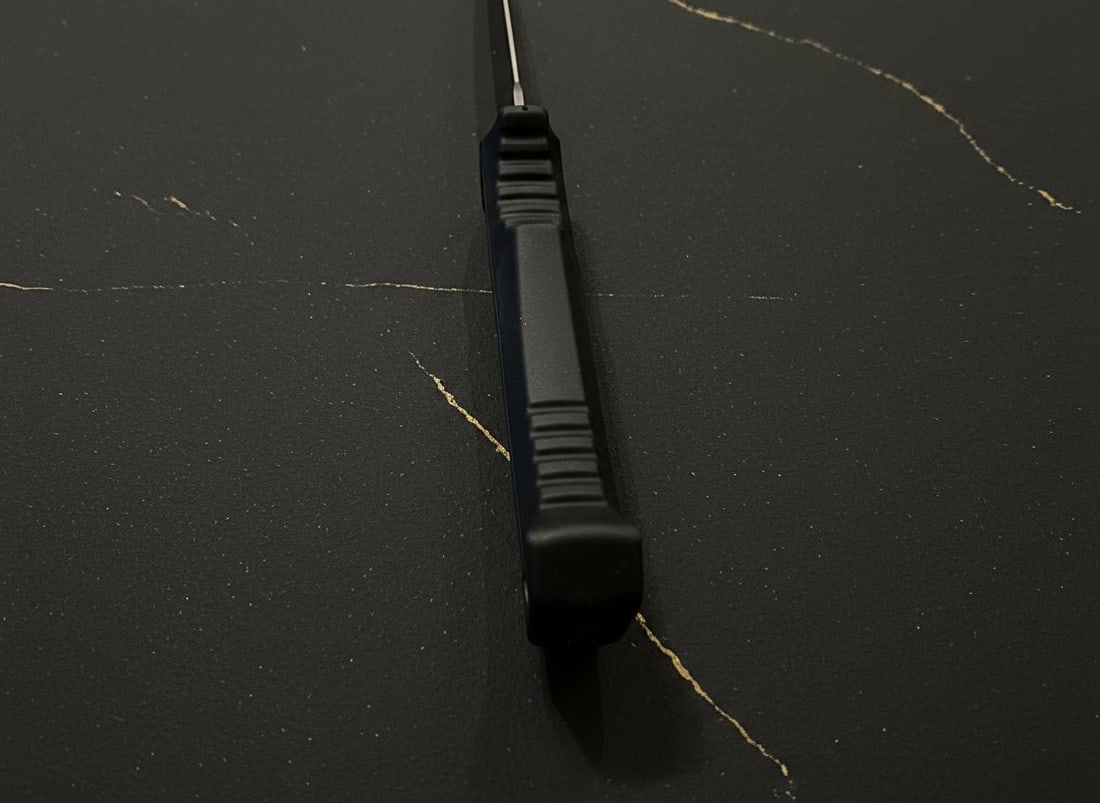 Mint SOG Field Knife, 4 Inch Full Tang Fixed Blade, Black Rubber Survival Grip - 8