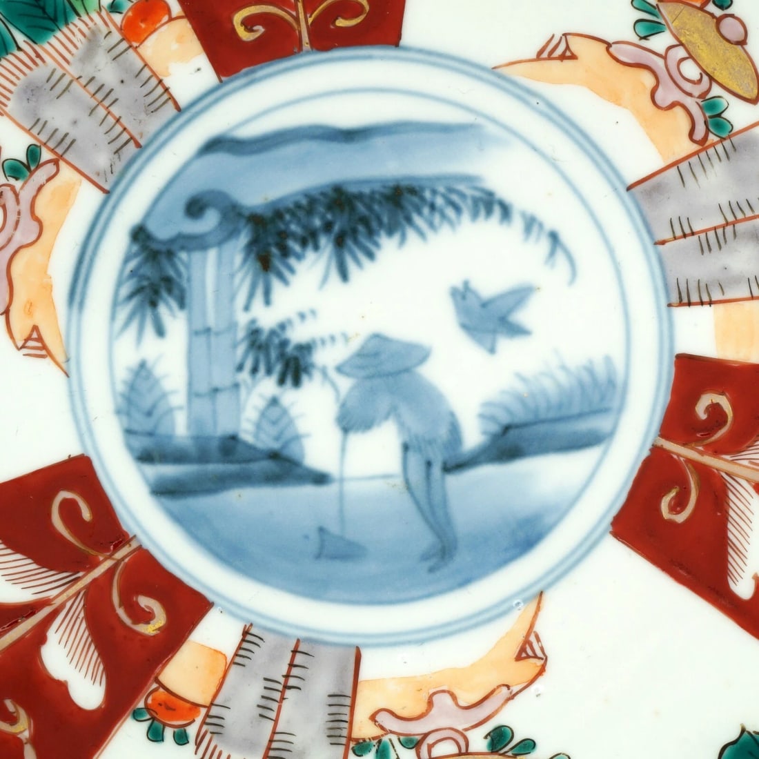 19th C Japanese Imari Deep Plate/Bowl - 4