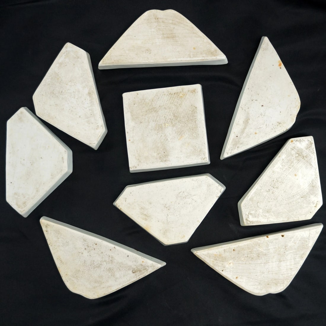 19th C Chinese Nine-Section Sweetmeat Set - 11