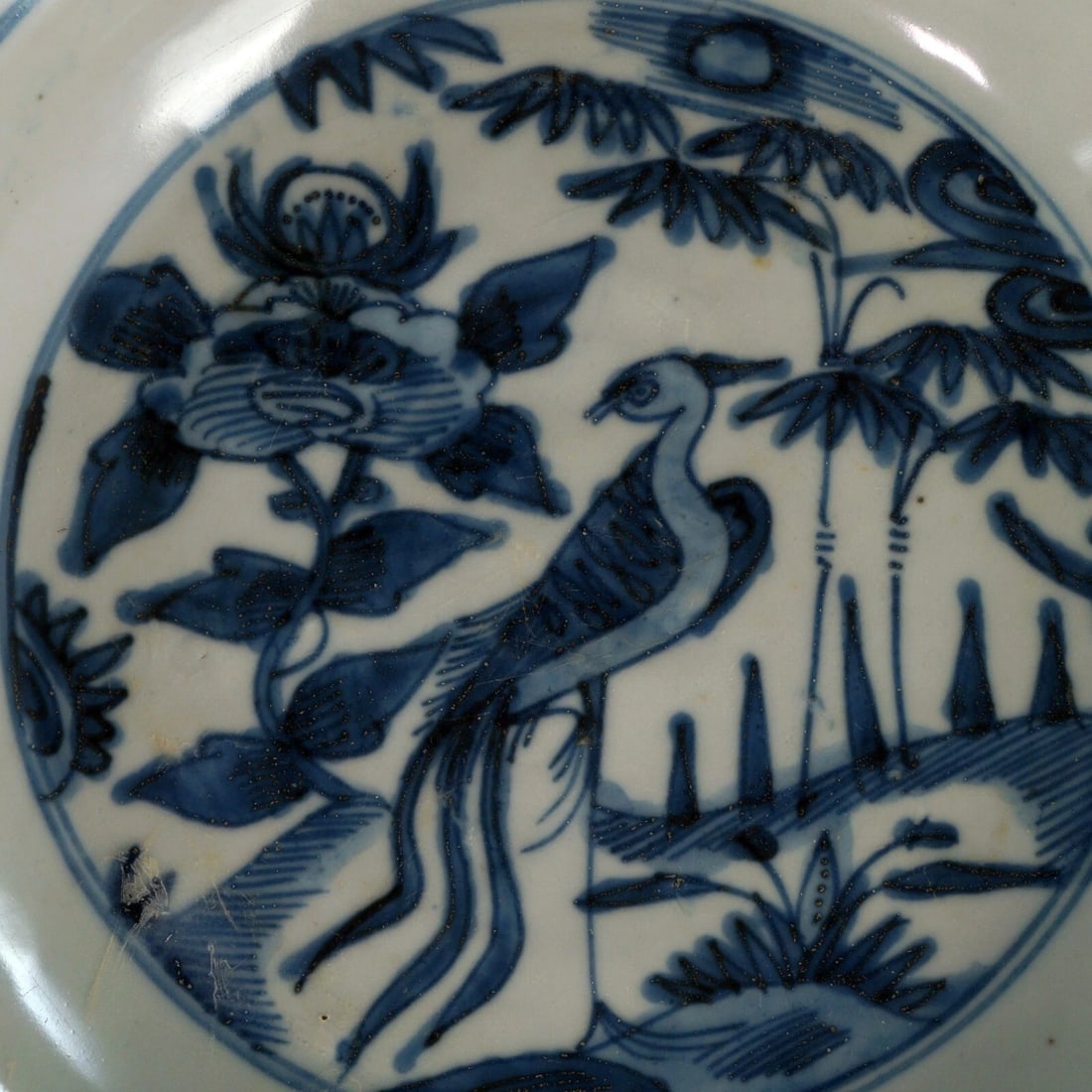 Large Chinese Wanli Ming Phoenix Bowl - 6