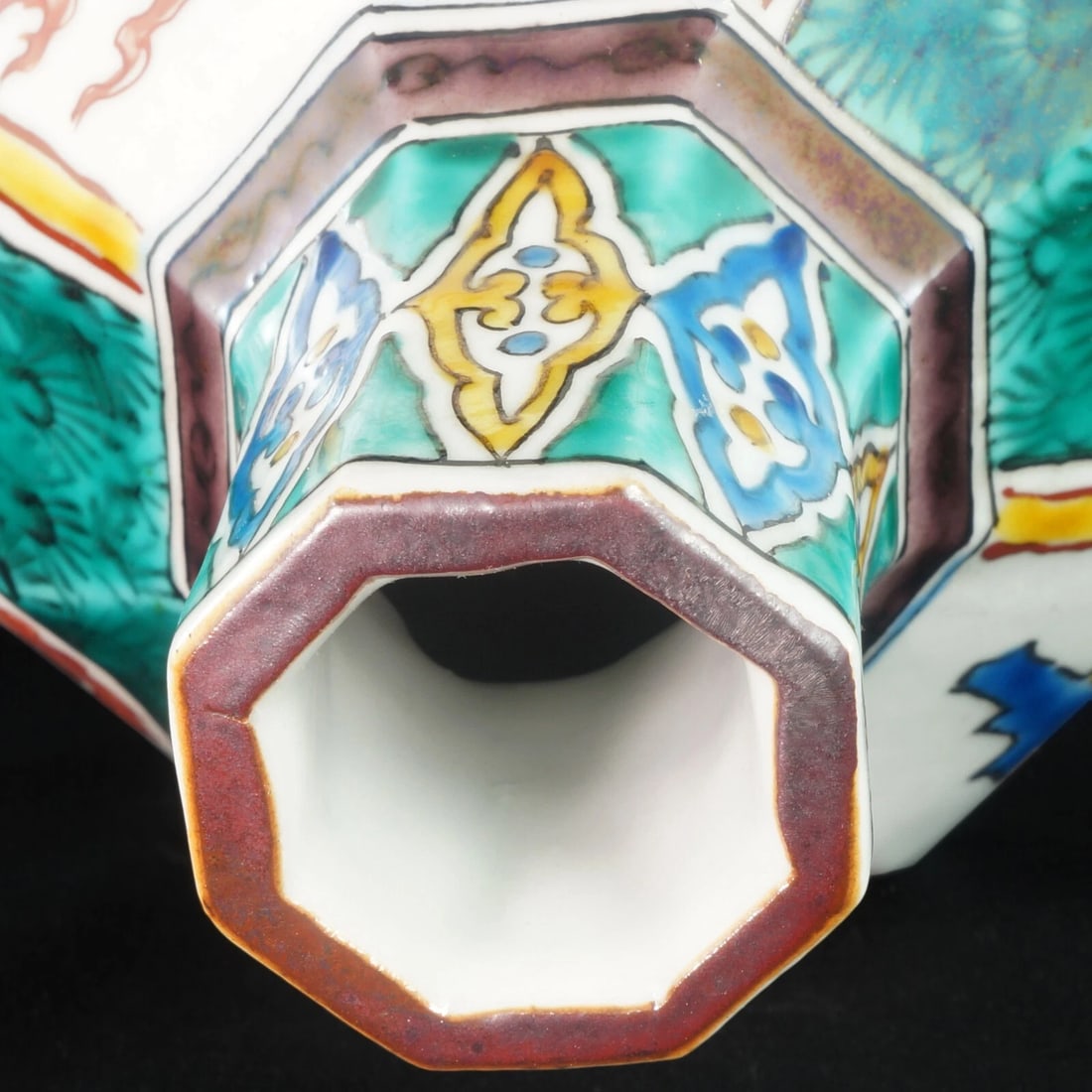 1920s Japanese Kutani Gourd Vase - 13