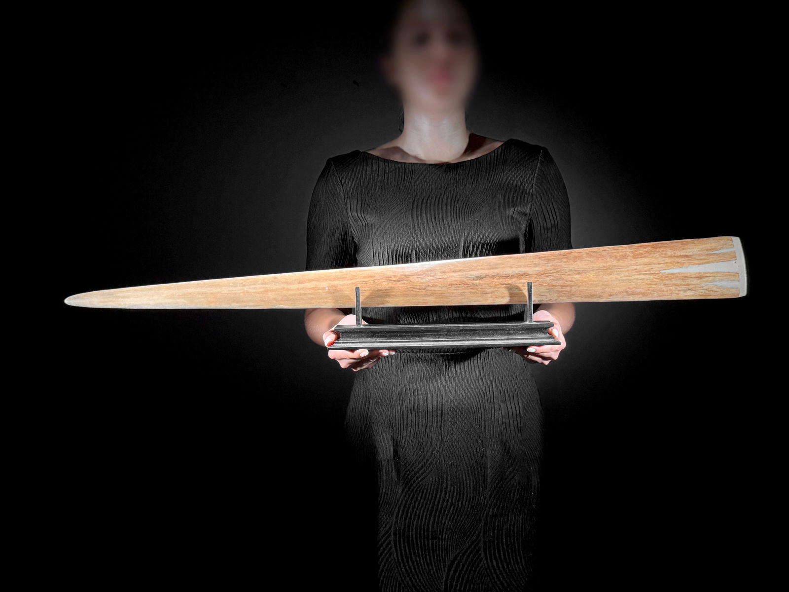 A stunning carved swordfish rostrum - Parade of Savannah elephants - 2