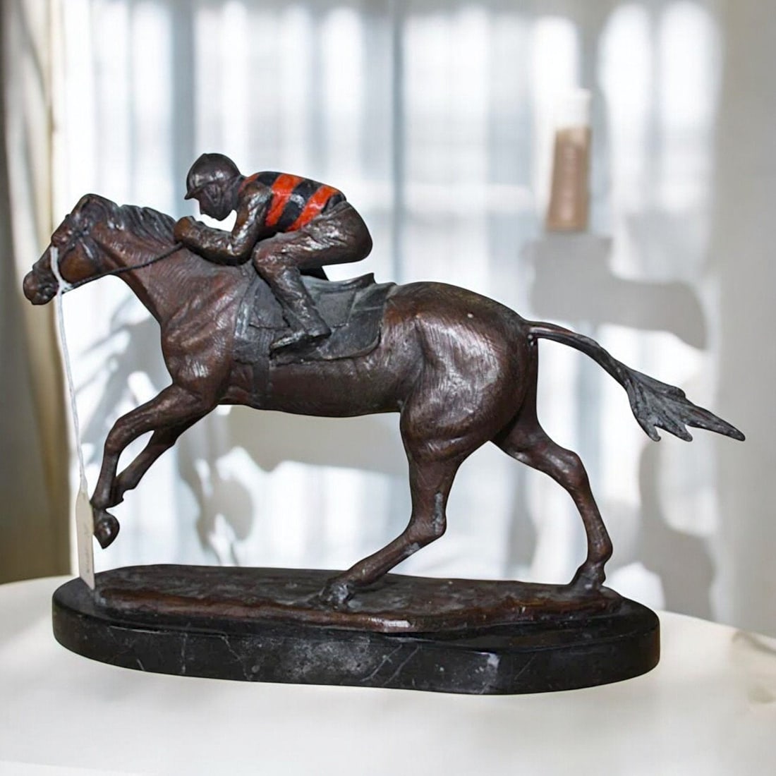 Jockey on horse - Bronze Statue (1 of 11)