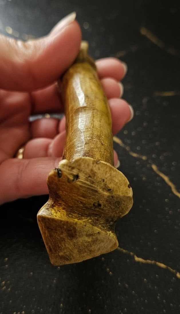 Antique Apache Belt Knife with Stag Bone Handle ca 1930 Native American Museum Piece - 9