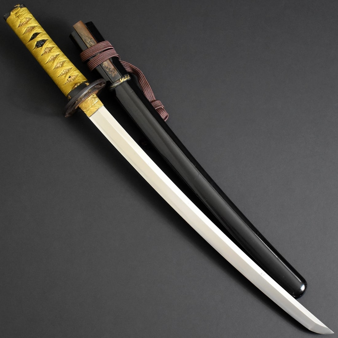 Antique Jyumyo School Wakizashi Katana, Edo Era Japanese Samurai Nihonto with NBTHK Kicho Paper - 12