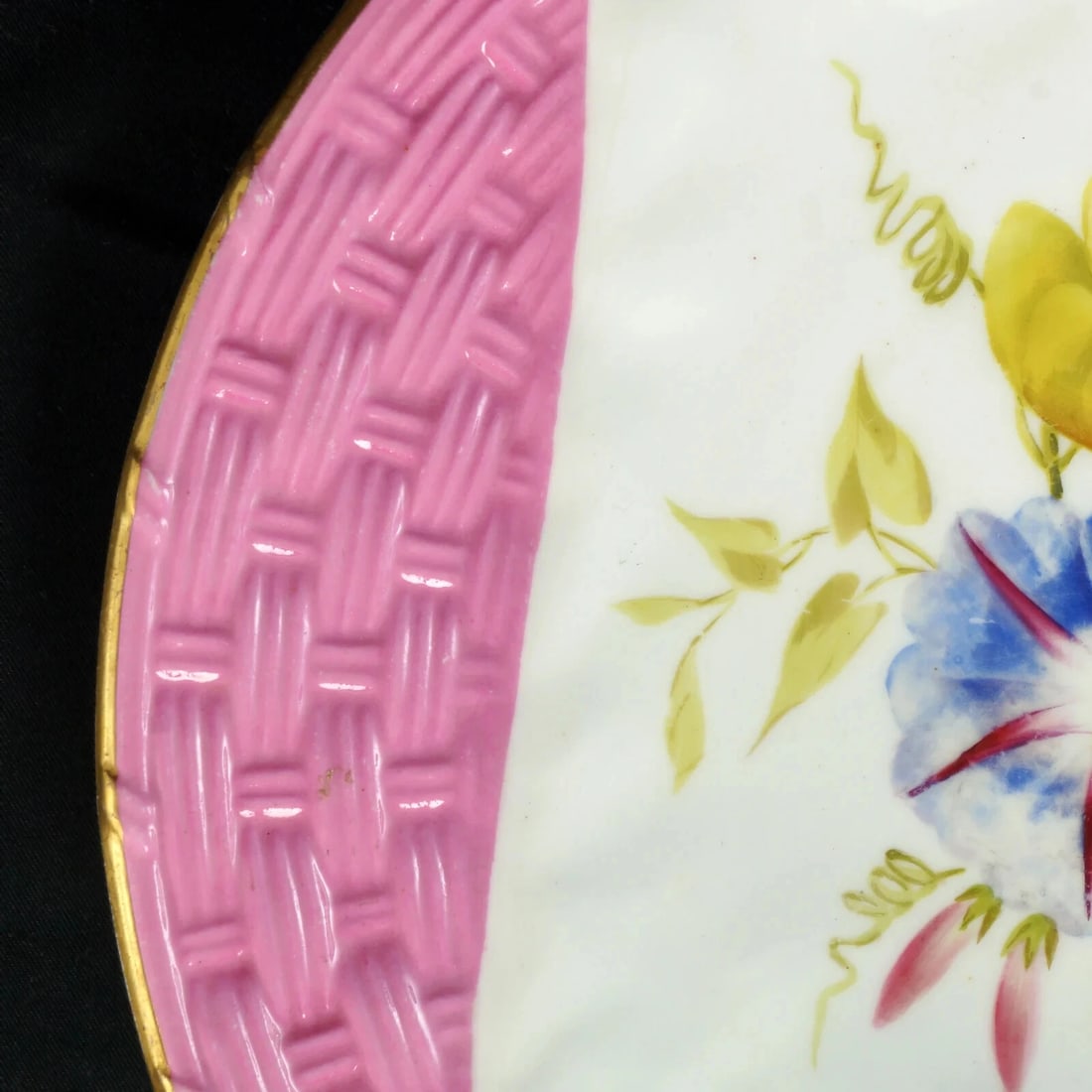 Victorian English Cabinet Plate Hand Painted - 5