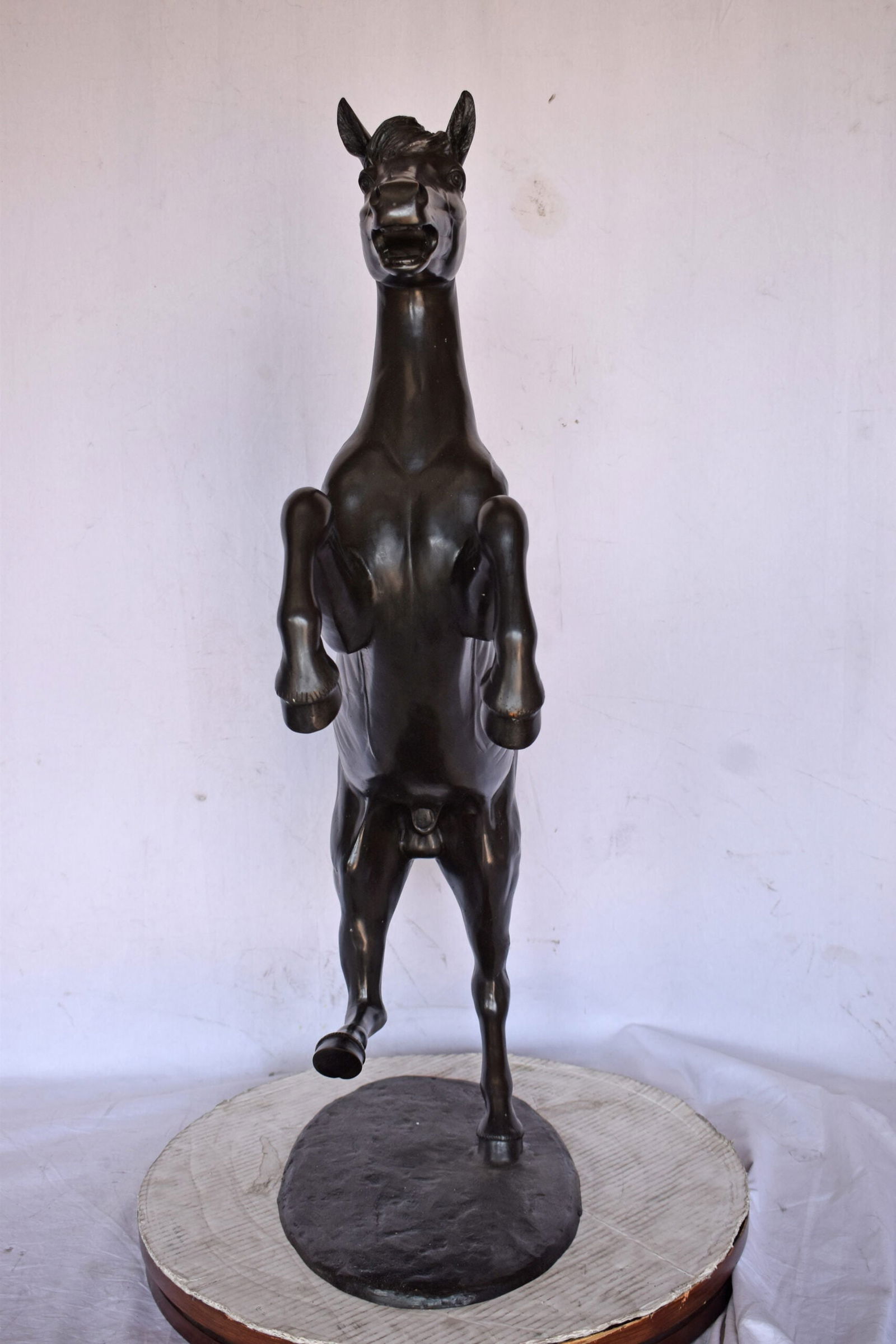 Ferrari Horse Bronze Statue Medium - Size: 28"L x 11"W x 40"H. - 4